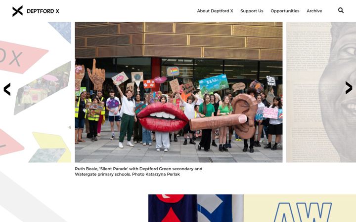 Screenshot ta' deptfordx.org