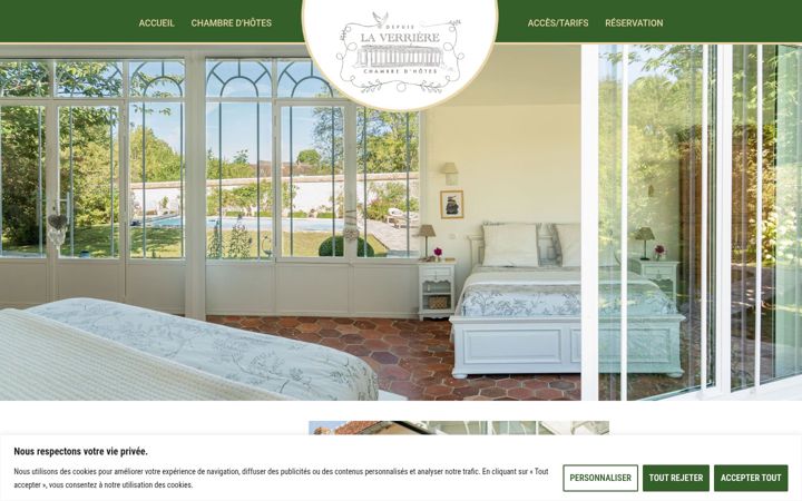 Screenshot di depuislaverriere.fr