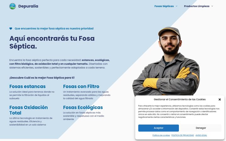 Screenshot of depuralia.com