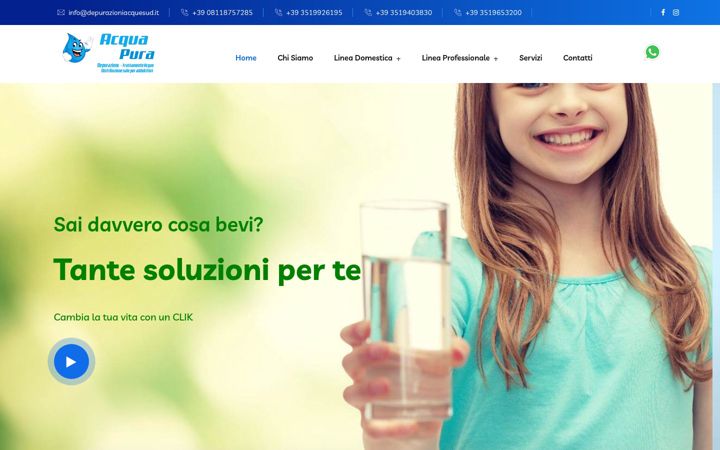Screenshot of depurazioniacquesud.it