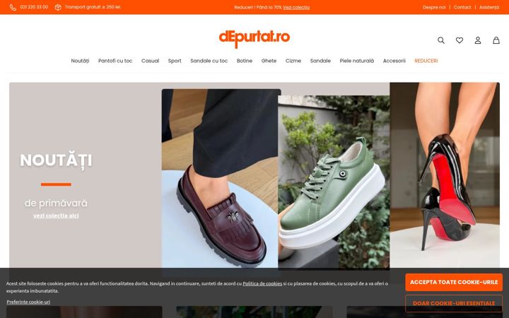 Screenshot of depurtat.ro