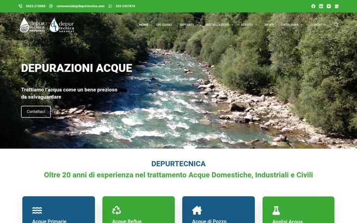Screenshot of depurtecnica.com