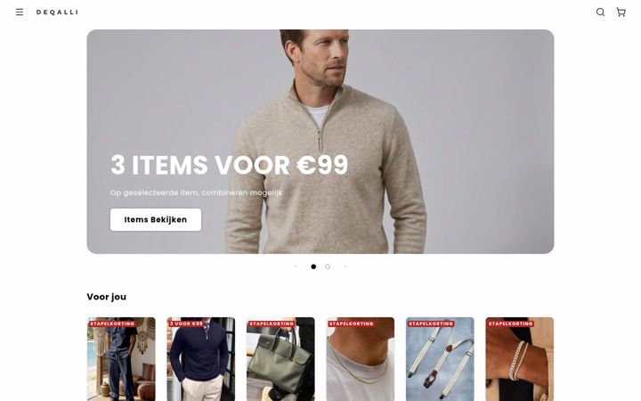 Screenshot of deqalli.nl