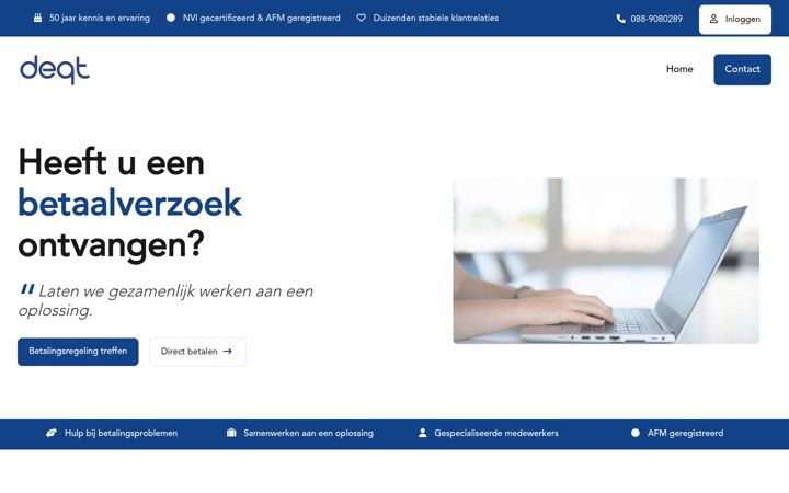 Snímek obrazovky deqt.nl