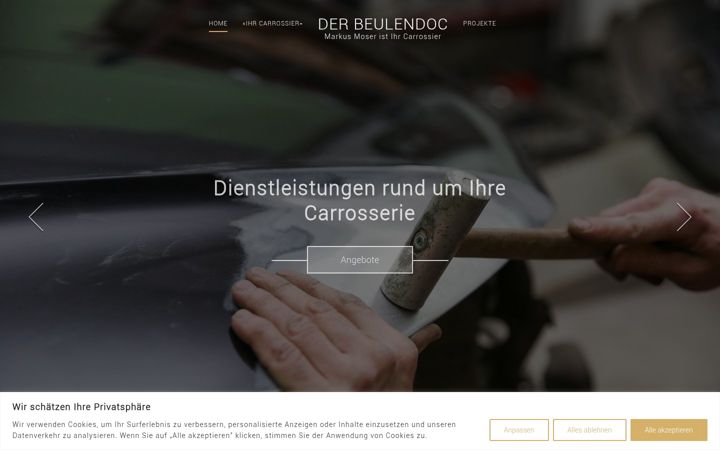 Screenshot of der-beulendoc.ch