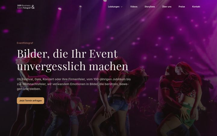 Screenshot of der-event-fotograf.com