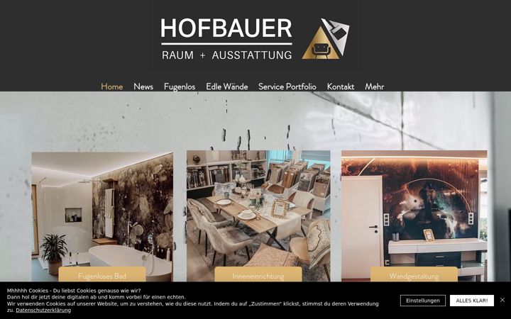 Screenshot ta' der-hofbauer.at