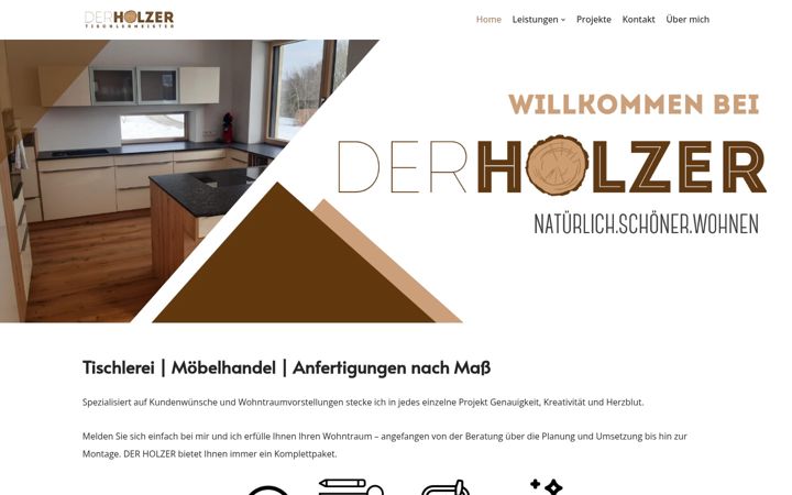 Screenshot of der-holzer.at