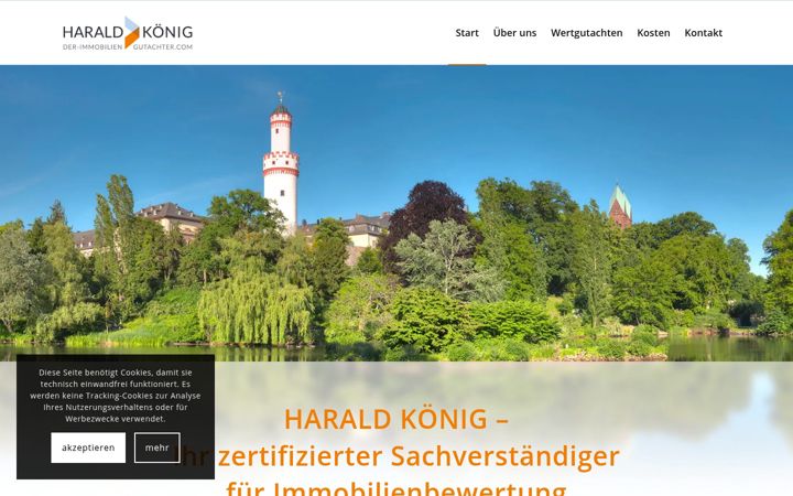 Screenshot of der-immobiliengutachter.com