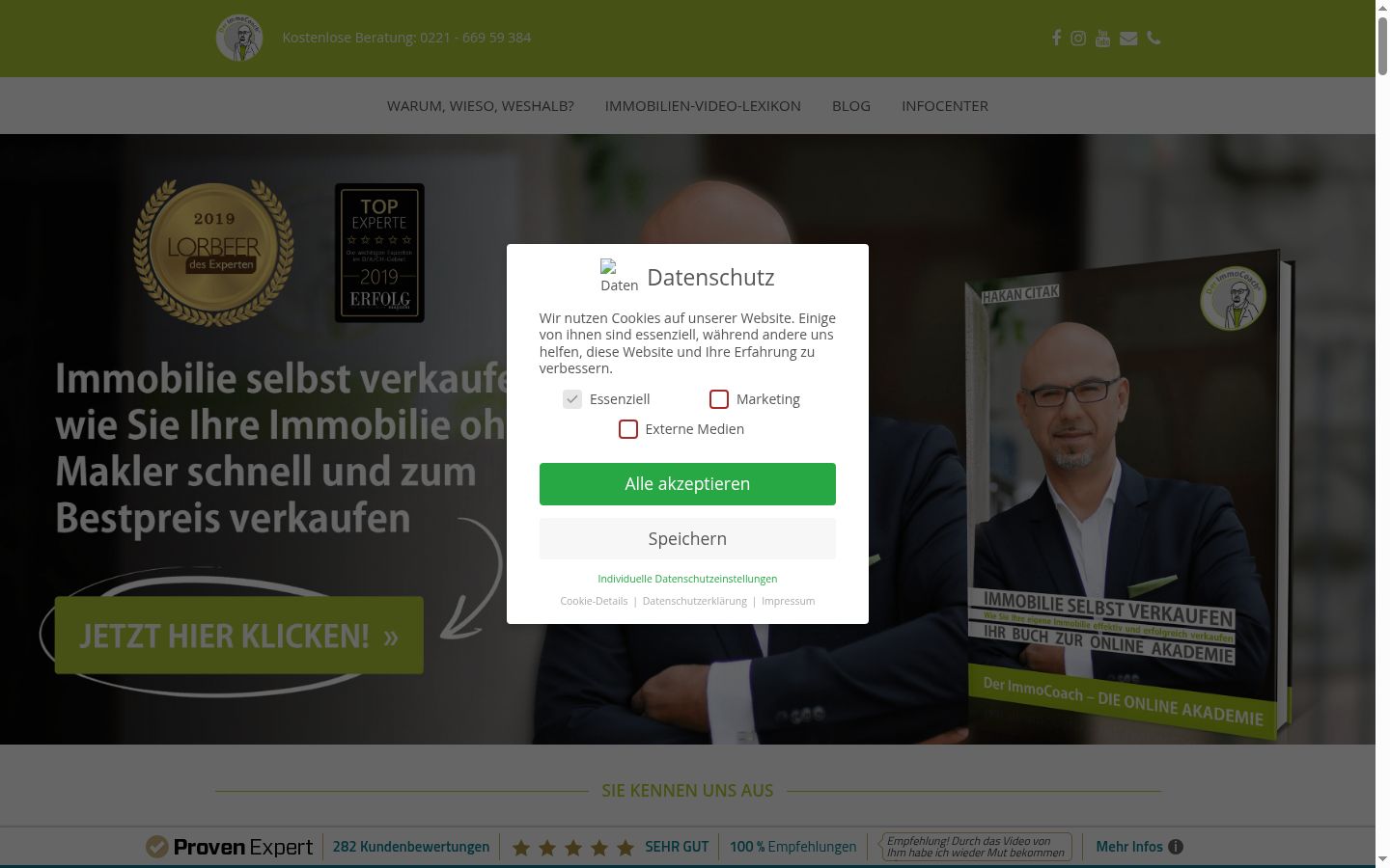 Zrzut ekranu banera zgody wyświetlanego przed jakąkolwiek interakcją