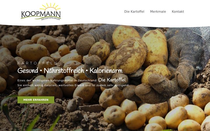 Screenshot of der-kartoffelbauer.de