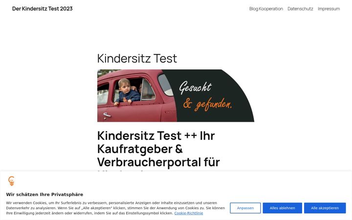 Captură de ecran a der-kindersitz-test.net