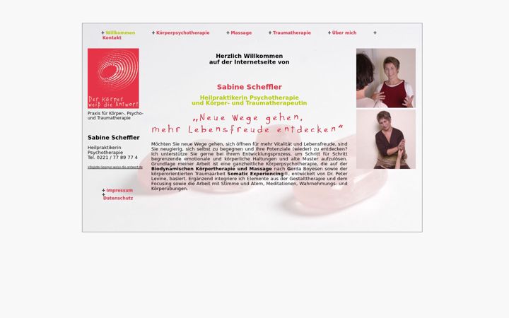 Screenshot of der-koerper-weiss-die-antwort.de