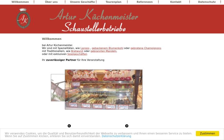 Screenshot of der-kuechenmeister.com