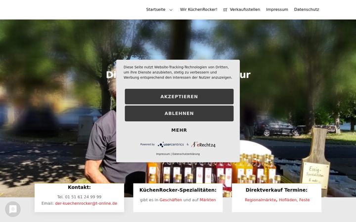 Screenshot of der-kuechenrocker.de
