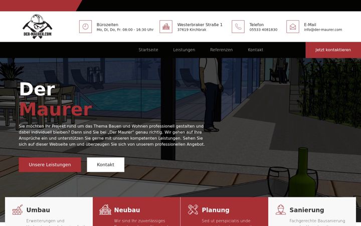 Screenshot of der-maurer.com
