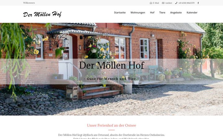 Zrzut ekranu der-moellenhof.de