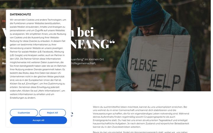 Zrzut ekranu der-neuanfang24.de