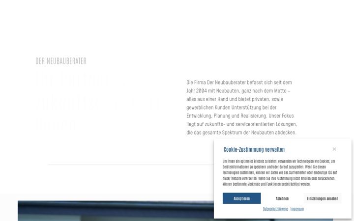 Zrzut ekranu der-neubauberater.de