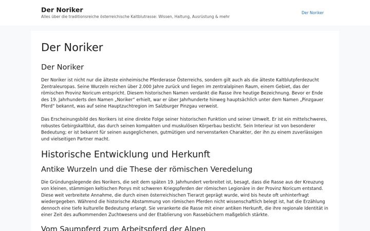 Zrzut ekranu der-noriker.de