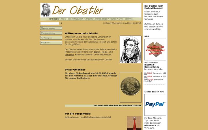 Zrzut ekranu der-obstler.de