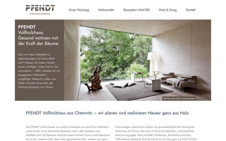 Screenshot of der-pfendt.de