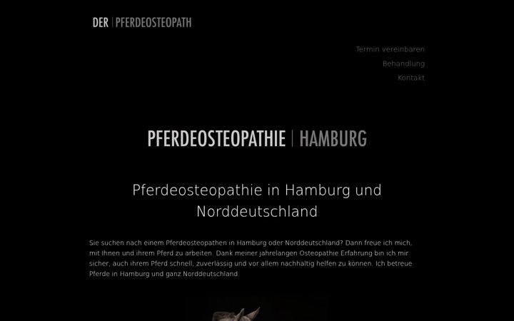 Screenshot of der-pferdeosteopath.de
