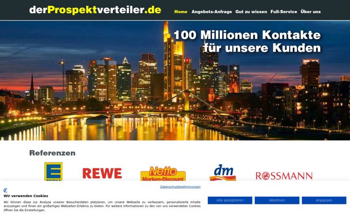 Screenshot of der-prospektverteiler.de