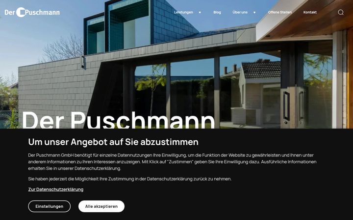 Screenshot of der-puschmann.de