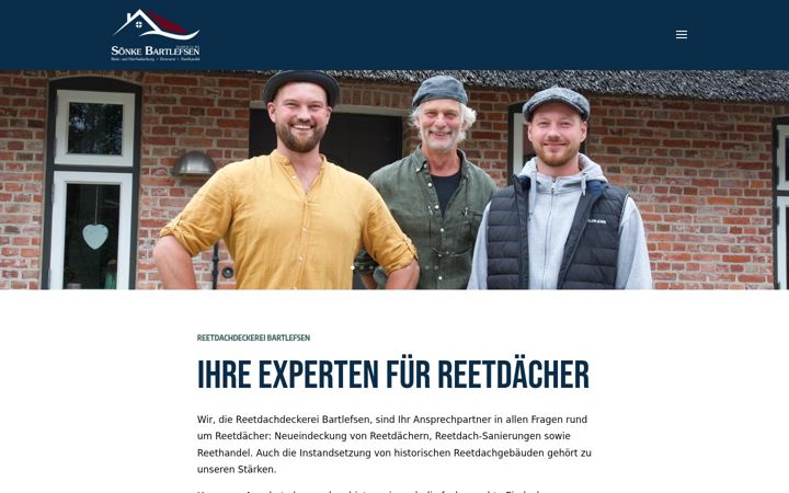 Screenshot of der-reetdachdecker.de