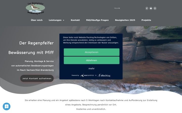 Screenshot of der-regenpfeifer.de