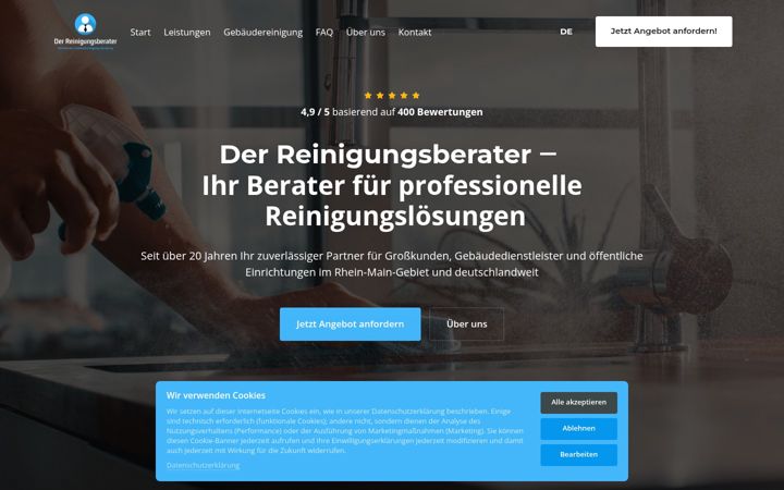 Screenshot of der-reinigungsberater.de