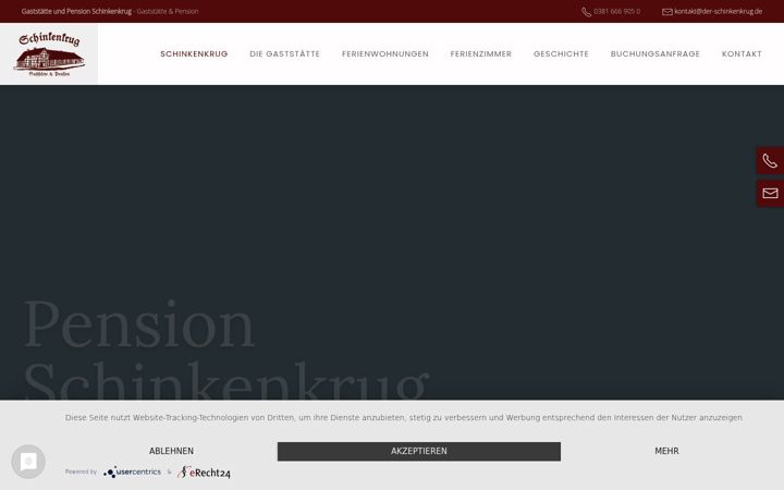 Zrzut ekranu der-schinkenkrug.de