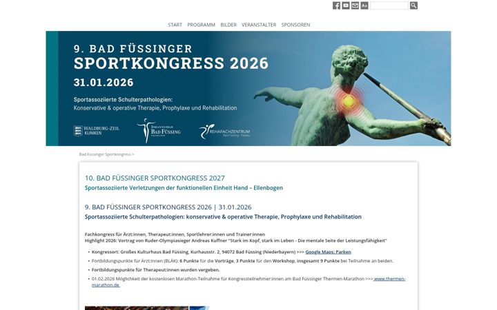 Skærmbillede af der-sportkongress.de