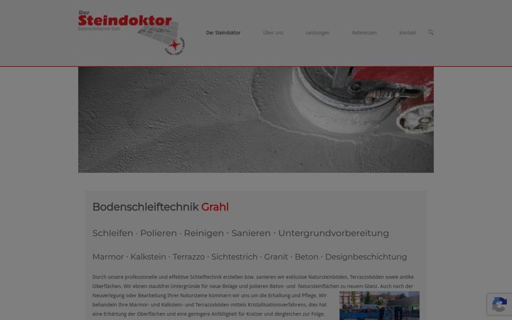 Skærmbillede af der-steindoktor.de