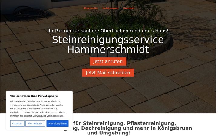 Skærmbillede af der-steinprofi.de