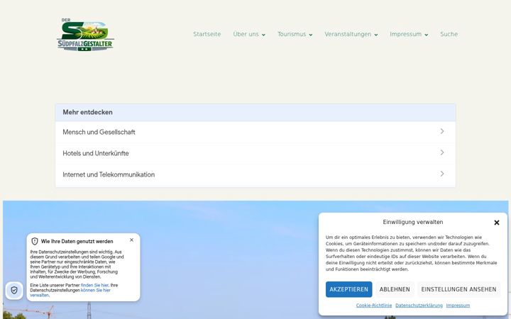 Skærmbillede af der-suedpfalzgestalter.de