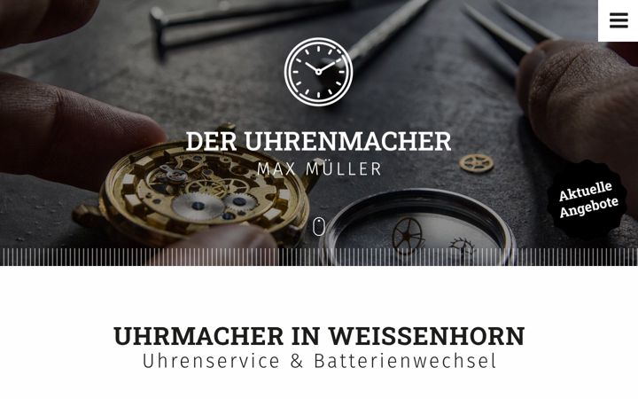 Skærmbillede af der-uhrenmacher.de