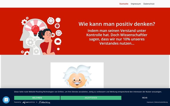Skærmbillede af der-verstand.de