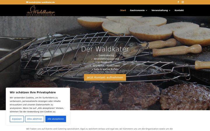 Skærmbillede af der-waldkater.de