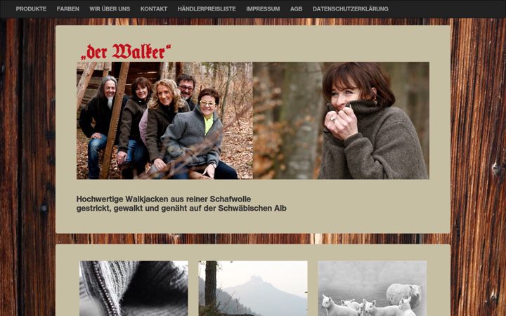 Posnetek zaslona der-walker.de
