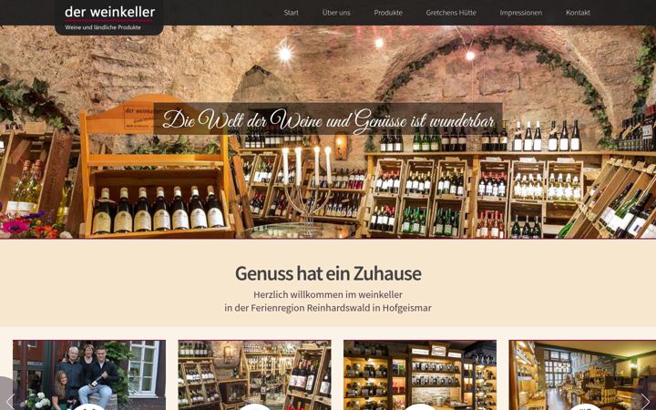 Screenshot of der-weinkeller.com