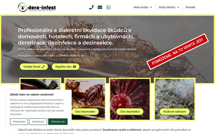 Screenshot van dera-infest.cz