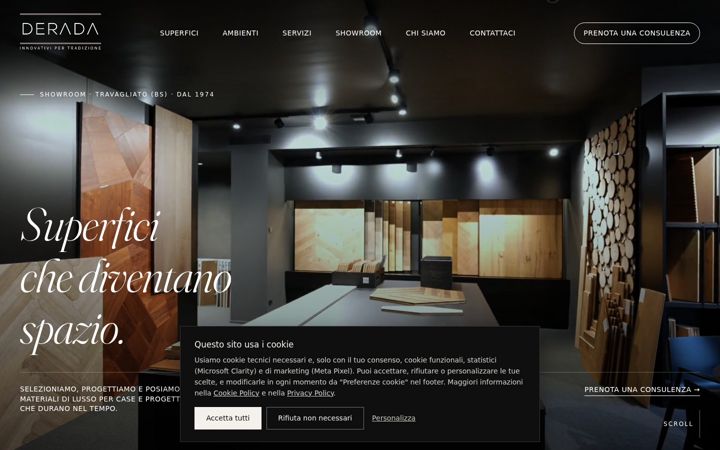 Screenshot di derada.it