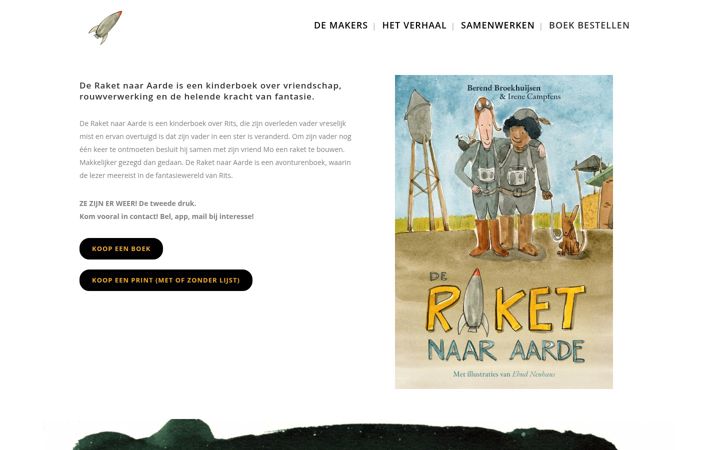 Screenshot of deraketnaaraarde.nl