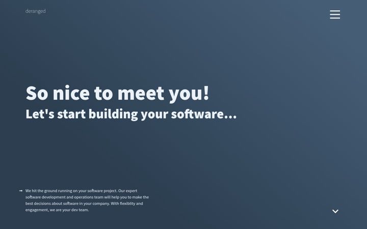 Screenshot of deranged.dk