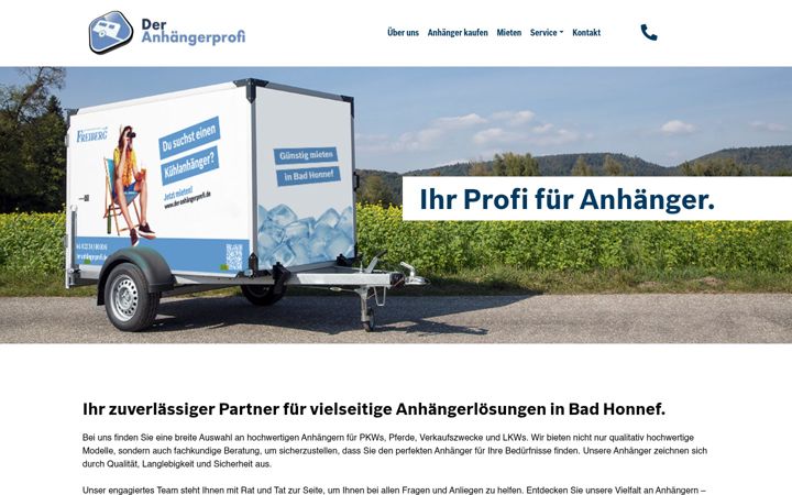 Skjermbilde av deranhaengerprofi.de