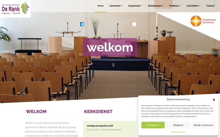 Captura de pantalla de derankstaphorst.nl