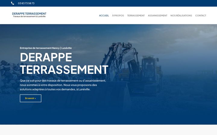 Screenshot of derappe-terrassement.fr