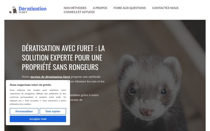 Screenshot of deratisation-furet.net